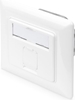 Изображение Digitus CAT 6A Class EA Network Outlet, Design-Compatible, Shielded, Flush Mount