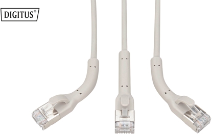 Изображение Digitus Kabel sieciowy CAT 6A F/FTP miedziany, szary, 2m, 10 szt.