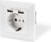 Picture of Digitus Safety socket for flush mounting with 2 USB ports