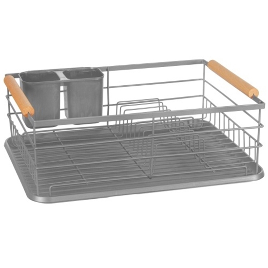 Picture of Dish drainer, steel-plastic, gray KINGHoff KH 1729