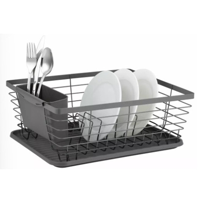 Picture of Dish Drainer, Steel-Plastic, grey, KINGHoff KH 1715
