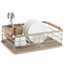 Attēls no Dish Drying Rack, Steel-Plastic-Wood, Beige KINGHoff KH 1800