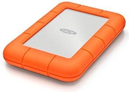 Attēls no Dysk zewntrzny HDD Seagate Rugged Mini 4TB Srebrno-pomaraczowy (9000633)