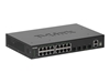 Picture of D-Link DGS-1530-20/E tīkla pārslēgs Vadīts L2 Gigabit Ethernet (10/100/1000) Melns