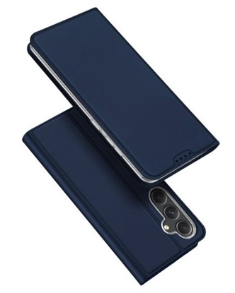 Picture of Dux Ducis Samsung Galaxy S23 FE Skin Pro Wallet case with stand Blue