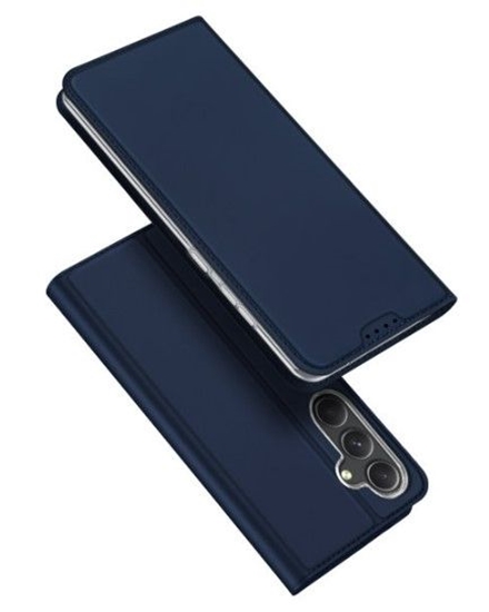 Picture of Dux Ducis Samsung Galaxy S23 FE Skin Pro Wallet case with stand Blue