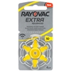 Picture of Dzirdes aparāta baterija | izmērs 10 | 1.45V Rayovac Extra Advanced Zn-Air PR70 iepakojumā 6 gb.
