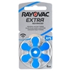 Изображение Dzirdes aparāta baterija | izmērs 675 | 1.45V Rayovac Extra Advanced Zn-Air PR44 iepakojumā 6 gb.