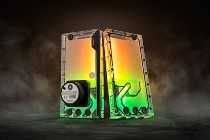 Picture of EK Water Blocks EK-Quantum Kinetic3 FLT D5 PWM Zbiornik-pompa kombinacja - 280mm, D-RGB, Akryl
