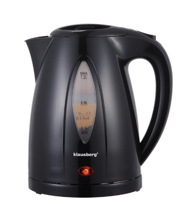 Picture of Electric kettle 1.2 L, black, 900–1100 W, KB 9001, Klausberg