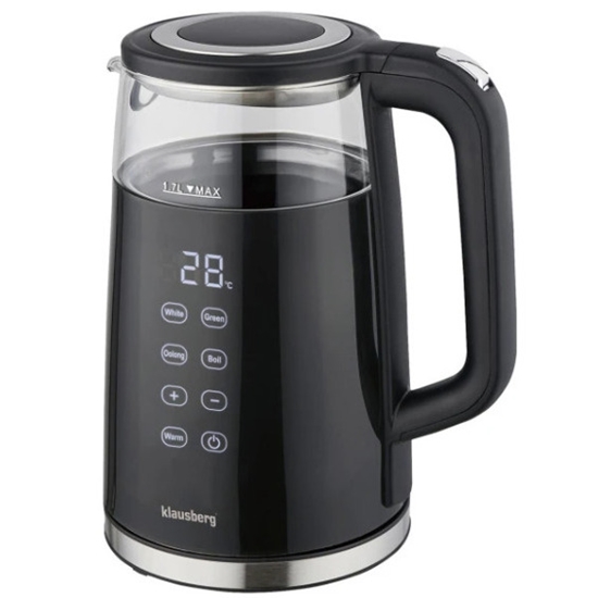 Picture of Electric kettle Klausberg KB 7894 with LED panel for temperature control 1.7L power 2200W