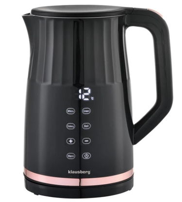 Picture of Electric kettle Klausberg KB 7896, LED temperature panel, volume 1.7L, power 2200W