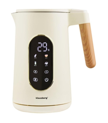 Изображение Electric kettle, 1.7L, 2200W, beige/rose gold, Klausberg, KB 9005