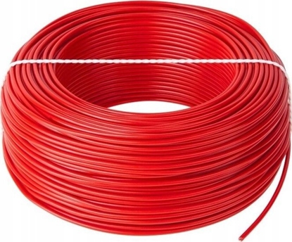 Attēls no Elektrokabel Przewód instalacyjny H07V-K (LgY) 6 czerwony /100m/