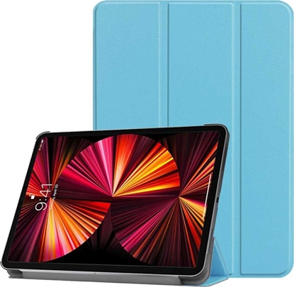 Picture of Etui na tablet iLike Tri-Fold Eco-Leather Stand Case Lenovo Tab P11 Sky Blue