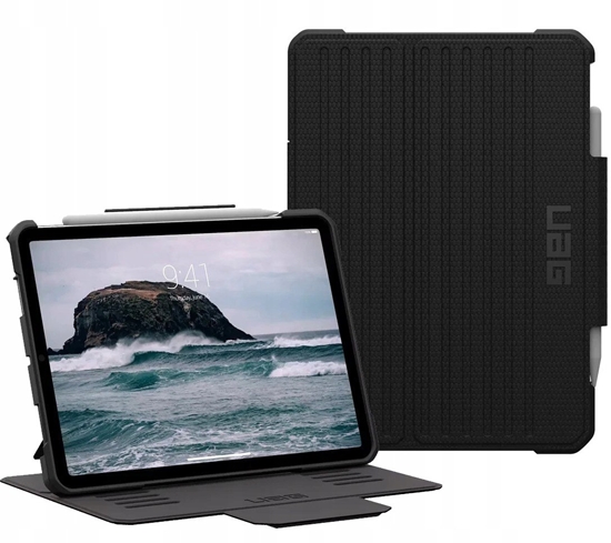 Изображение Etui na tablet Urban UAG Metropolis Tact Armr - obudowa ochronna z uchwytem do Apple Pencil do iPad 10.9" 10 generacja / 11" (A16) (black)