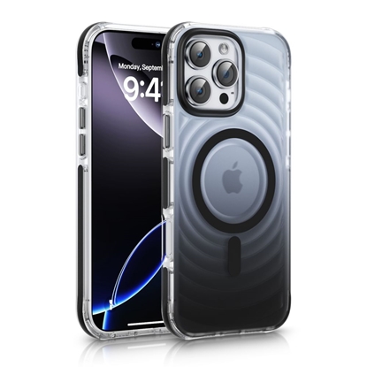 Picture of Evelatus Apple iPhone 15 Pro EchoWave Clear MagSafe Black