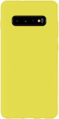 Picture of Evelatus Samsung Galaxy S10 Nano Silicone Case Soft Touch TPU Yellow