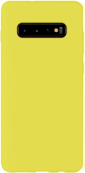 Picture of Evelatus Samsung Galaxy S10 Nano Silicone Case Soft Touch TPU Yellow