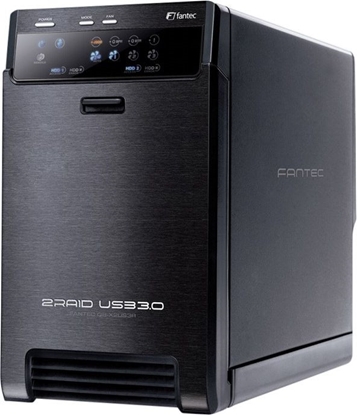 Picture of FANTEC QB-X2US3R black 2x3,5  SATA RAID HDD USB3.0