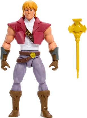 Изображение Figurka Mattel He-Man Masters of The Universe Ksie Adam Prince Adam 14 cm i akcesorium JHJ99