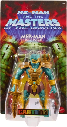 Изображение Figurka Mattel He-Man Masters of the Universe Tryton Mer-Man 15 cm + akcesoria JHK02