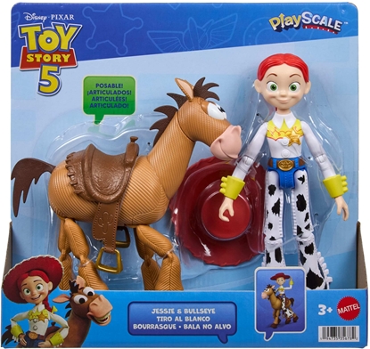 Изображение Figurka Mattel Toy Story 5 PlayScale Jessie + Mustang 2-pak (JKV21)