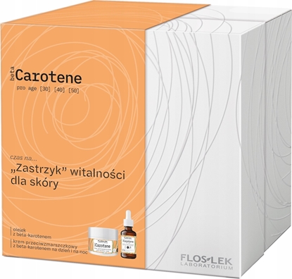Picture of FLOSLEK_SET BetaCAROTENE olejek z beta-karotenem 30ml + krem przeciwzmarszczkowy na dzie i na noc 50ml