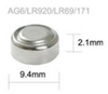 Picture of G6 baterija Vinnic Alkaline LR921/SR920/371 bez iepakojuma 1gb.
