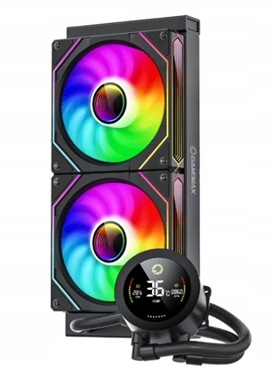 Picture of Gamemax CPU Liquid Cooler | ICEBURG 240 DIGITAL BK | Black