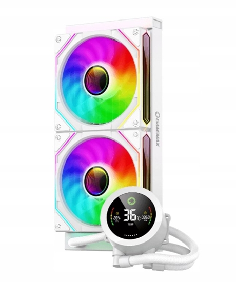 Picture of Gamemax CPU Liquid Cooler | ICEBURG 240 DIGITAL WH | White