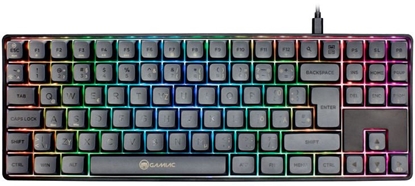 Picture of Klawiatura Qpad GAMIAC TKL90G Gaming Keyboard, Kailh Red - black/grey