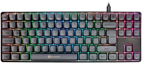 Изображение GAMIAC TKL90G Gaming Keyboard, Kailh Red - black/grey