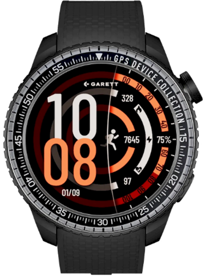 Изображение Garett Compass GPS Smartwatch black