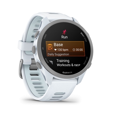 Picture of Garmin Forerunner 170 Music, Whitestone with Whitestone/Cloud Blue Band