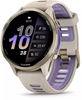 Изображение Garmin Forerunner 970, Soft Gold Titanium with French Grey Case and French Grey/Translucent Indigo Band