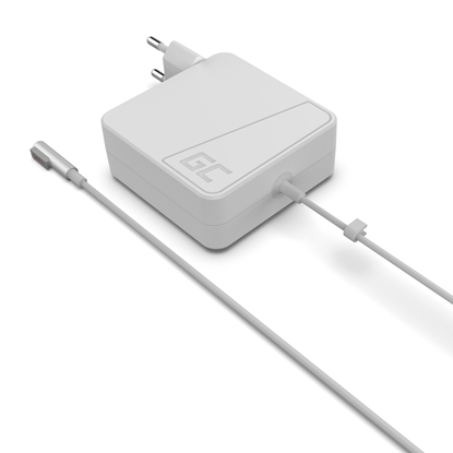 Изображение Green Cell for Apple Macbook Magsafe Power: 60W  Voltage: 16.5V  Amperage: 3.65A  Plug: 5 pin