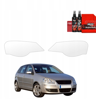 Изображение GrizzGlass Folia ochronna na lampy GrizzGlass BodyShield do Volkswagen Polo Hatchback 5D (2001-2009) [2w1]