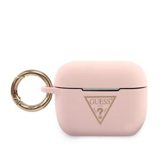 Picture of Guess AirPods Pro Triangle Silicone Case Pink