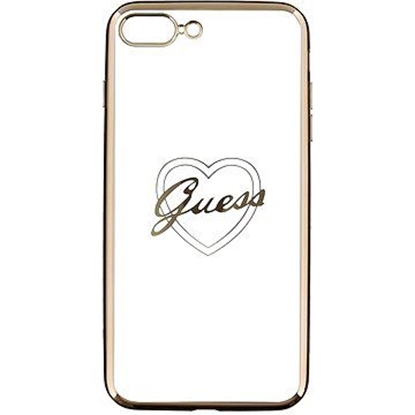 Изображение Guess Apple iPhone 7 Plus / 8 Plus Apple Heart TPU Case Gold