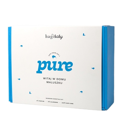 Attēls no HAGI_SET Baby Pure krem do buzi i ciaa 75ml + krem pod pieluszk 75ml + el do ciaa i wosów 250ml + emolient do kpieli 150ml