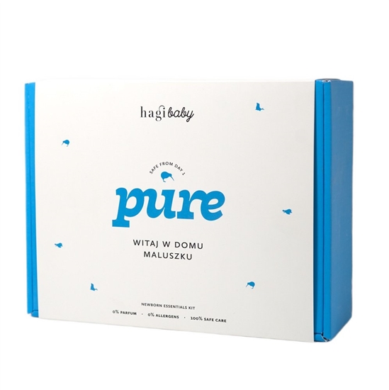 Picture of HAGI_SET Baby Pure krem do buzi i ciaa 75ml + krem pod pieluszk 75ml + el do ciaa i wosów 250ml + emolient do kpieli 150ml (5904006381109)