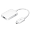 Picture of HQ TV MHL HDTV adapters kabelis MicroUSB 11pin uz HDMI Samsung un citām saderīgām mobilajām ierīcēm ET-H10FAUWESTA Balts