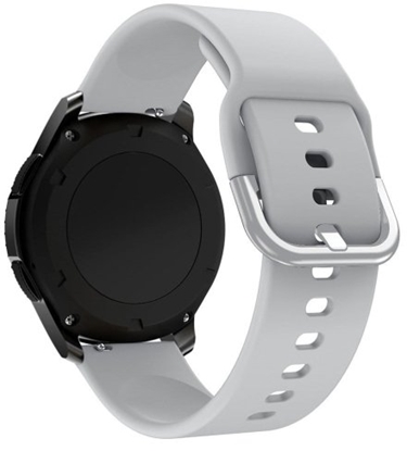 Attēls no Hurtel Pasek silikonowy opaska do smartwatcha uniwersalna 22mm szary TYS