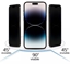 Attēls no iLike Apple IPHONE 15 PRO TEMPERED PRIVACY GLASS Black
