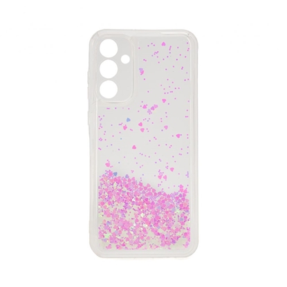 Picture of iLike Samsung Galaxy A55 Silicone Case Water Glitter Light Pink
