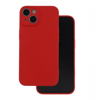 Picture of iLike Simple Color Mag case for Samsung Galaxy A57 5G red