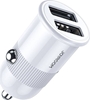 Изображение Joyroom 3,1 A dual port smart car charger white (C-A06 White