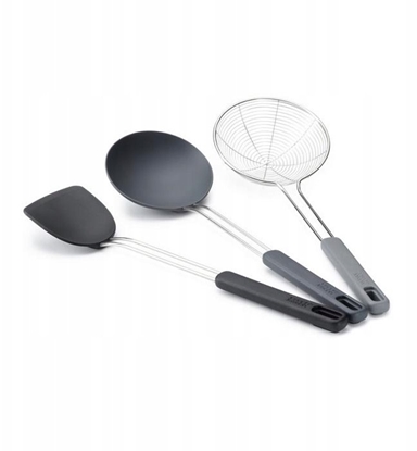 Attēls no Joseph Joseph Nest Fusion 3-pcs. Black Wok Utensil Set