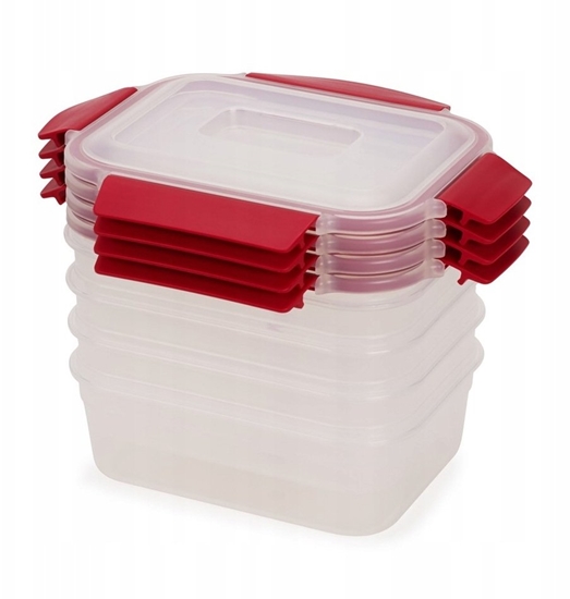 Picture of Joseph Joseph Nest Lock 4-Piece Red 1.1L Food Container Set